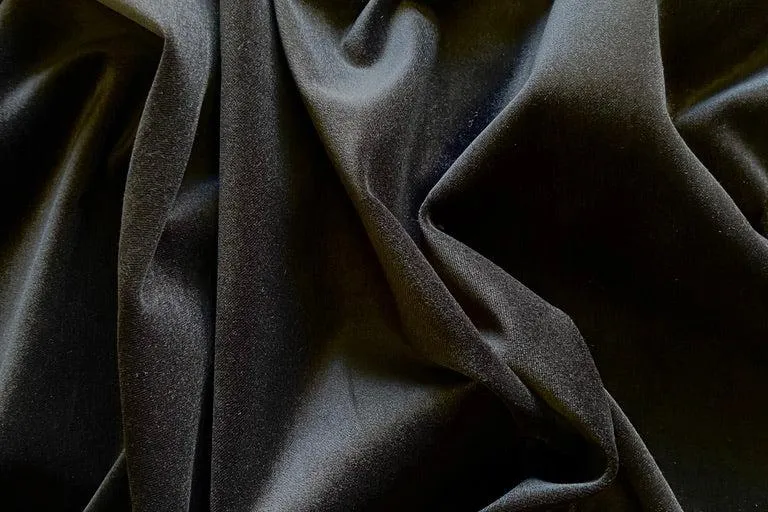 142cm wide BLACK Cotton Dressmaking Velvet / Velveteen - Light Weight - 230  gsm - 142 cms Wide Blue Green