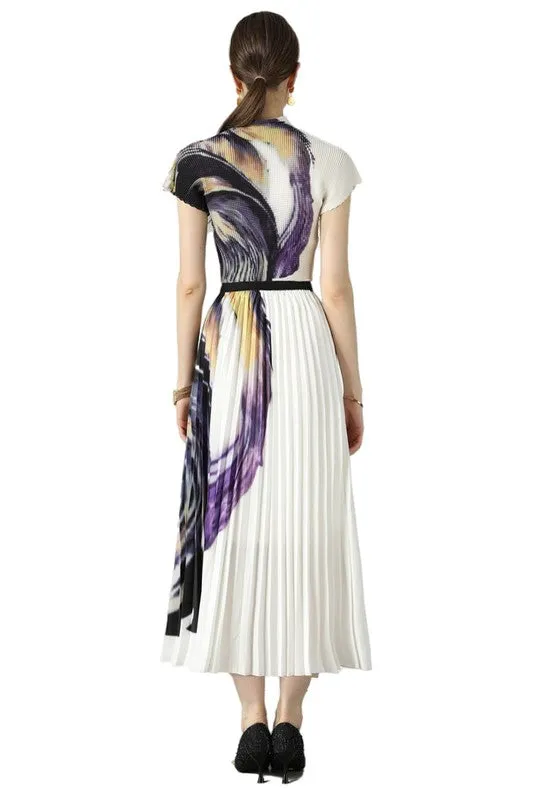 2-Piece Painted Print Maxi Dress *Online Only*