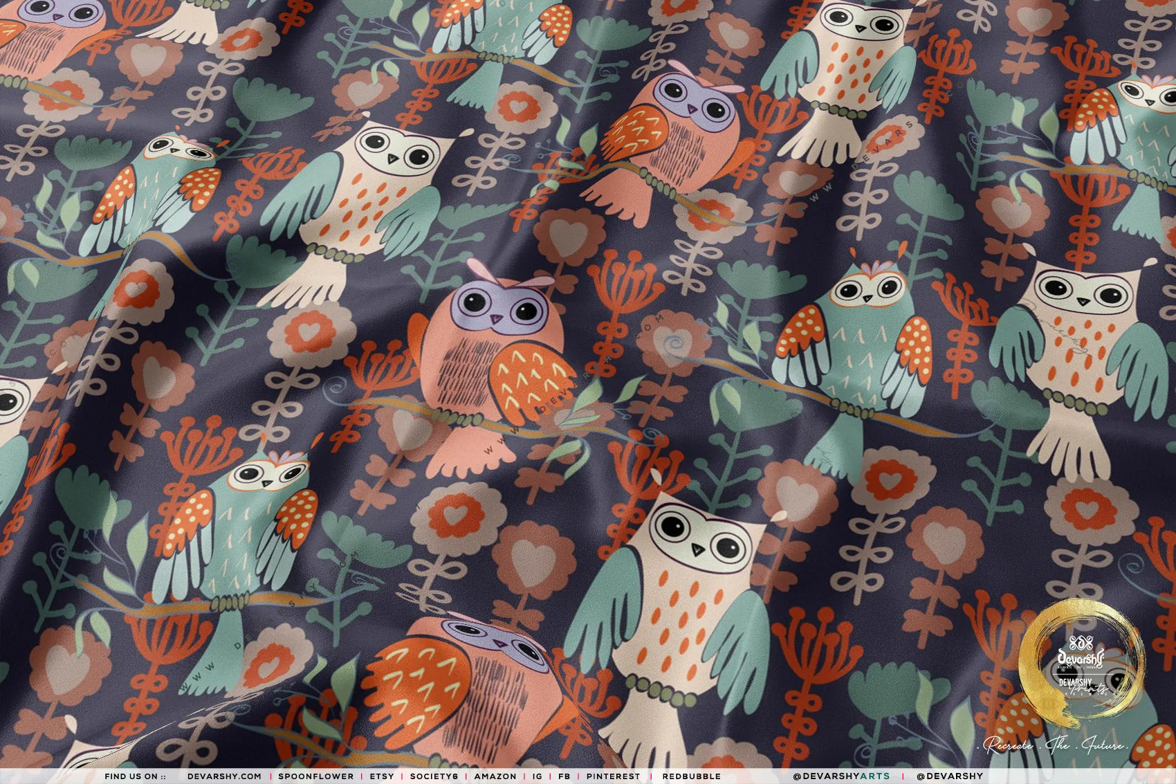 Animals Print Apparel Fabric 3Meters , 9 Designs | 8 Fabrics Option | Kids Fabric By the Yard | 028