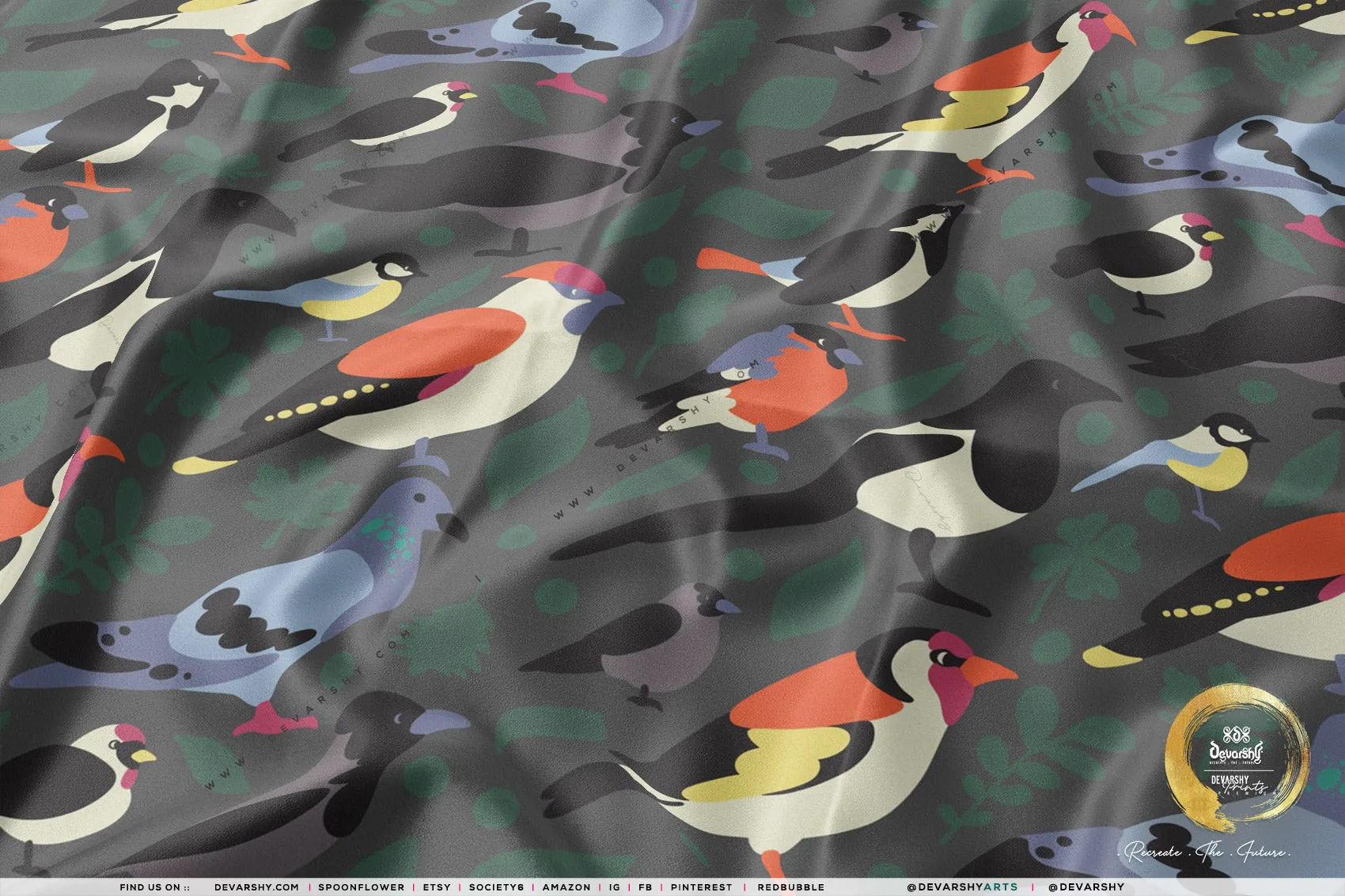 Animals Print Apparel Fabric 3Meters , 9 Designs | 8 Fabrics Option | Kids Fabric By the Yard | 028