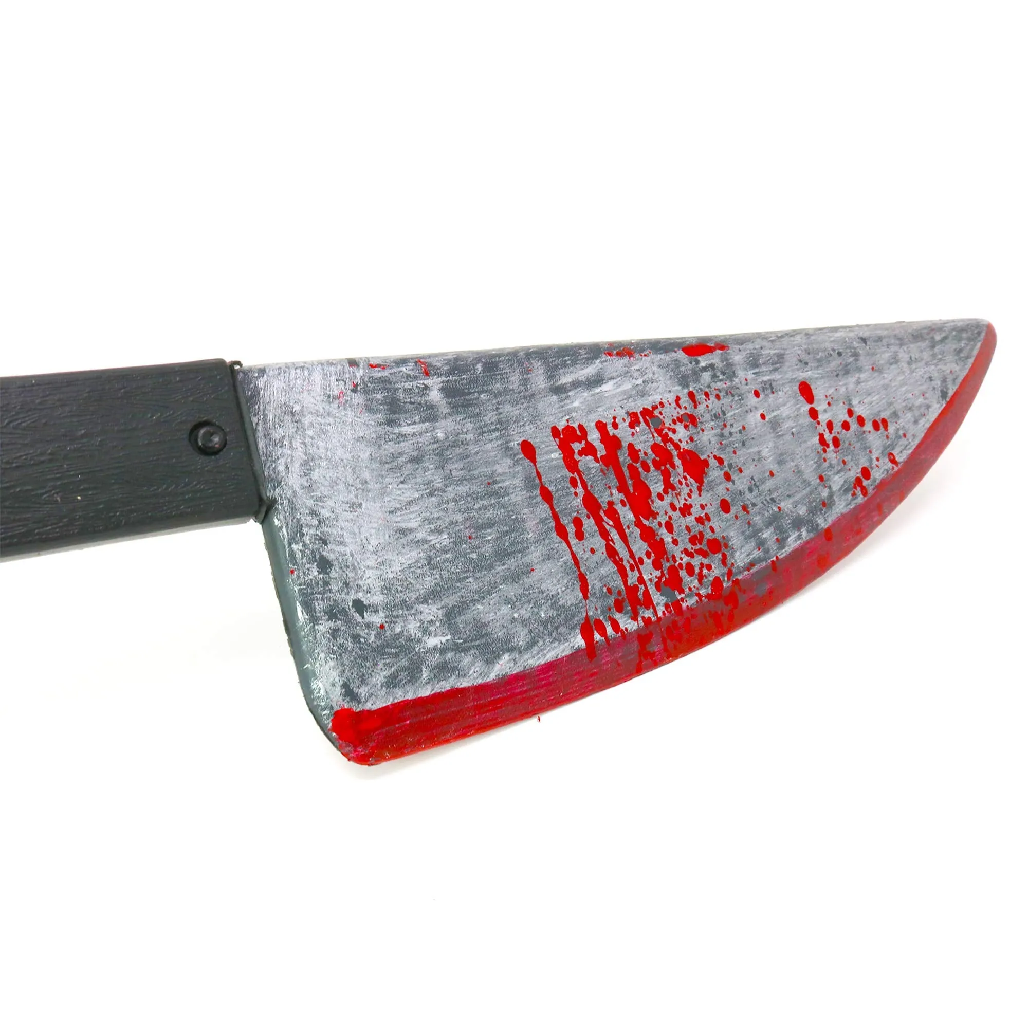 Bloody Butcher Knife Prop - Blood Stained Fake Costume Knives Props for Zombie Costumes