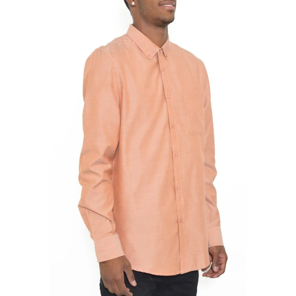 Cinnamon Signature Long Sleeve Button Down