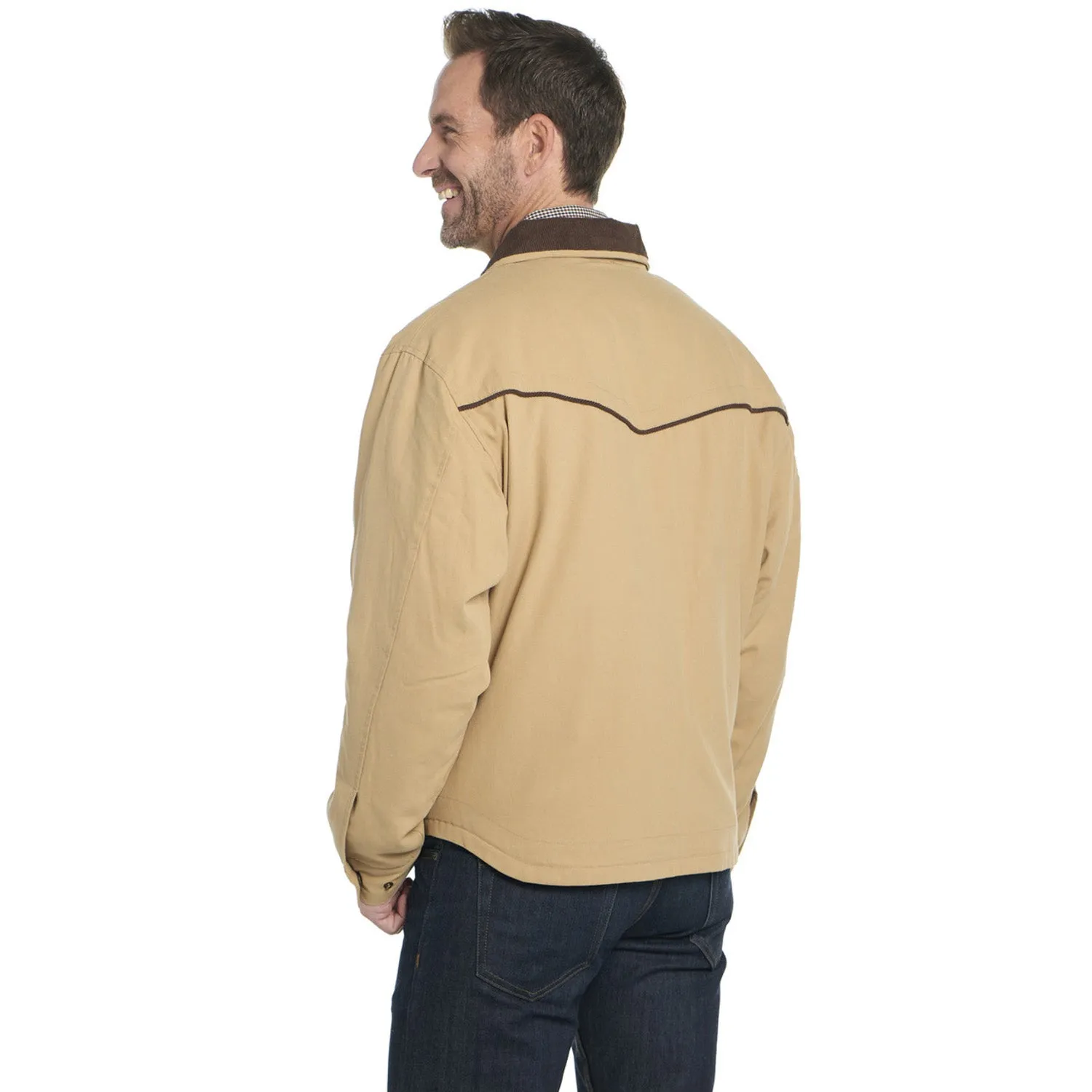 Cripple Creek Mens Cord Collar CCP Winter Wheat 100% Cotton Cotton Jacket