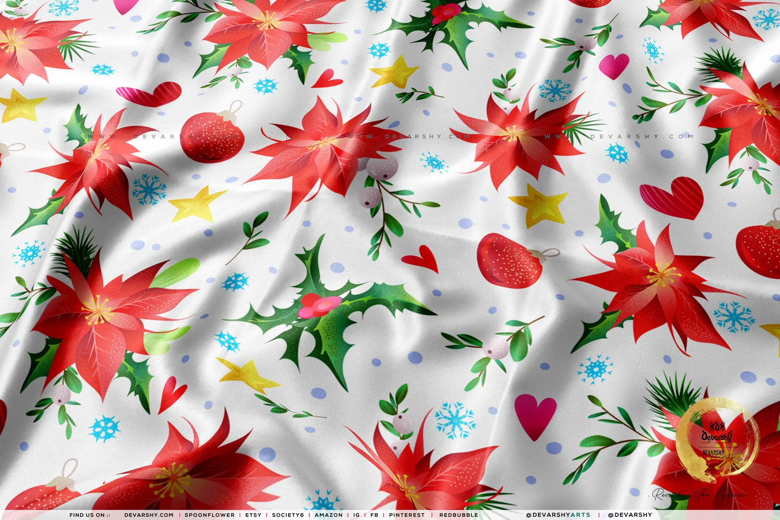 Florals Pattern Apparel Fabric 3Meters , 9 Designs | 8 Fabric Options | Fabric By the Yard | D20132