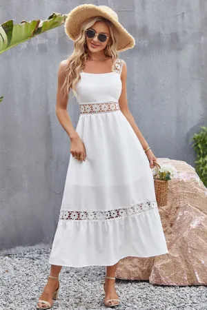 Flower Crochet Boho Dress