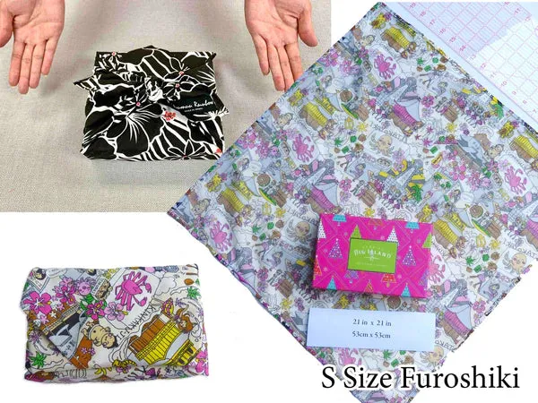 Gift Wrapping Fabric / Furoshiki - Pineapple,Hiibiscus and plumeria