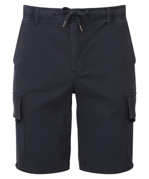 Navy - Men’s drawstring cargo utility shorts