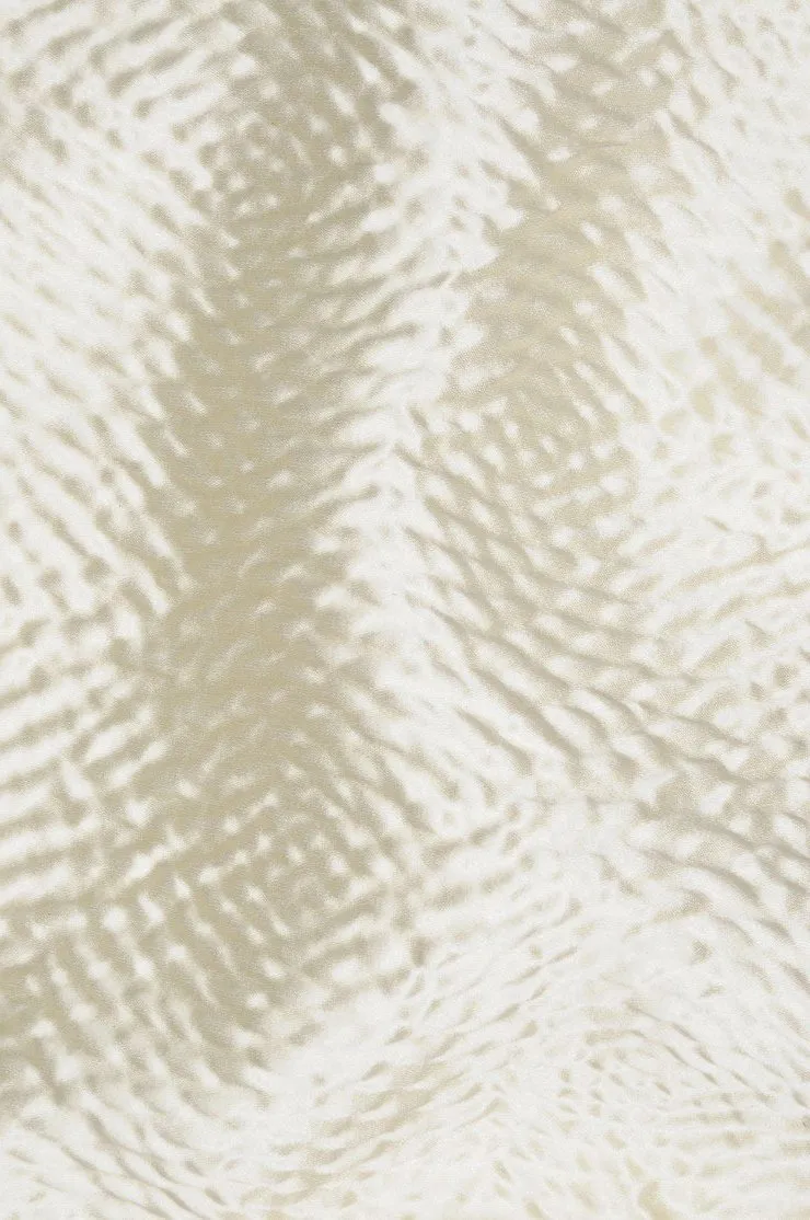 Papyrus Silk Hammered Satin Jacquard Fabric