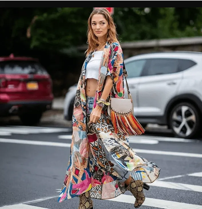 Sexy For Me - Bohemian Holiday Style Long Jacket