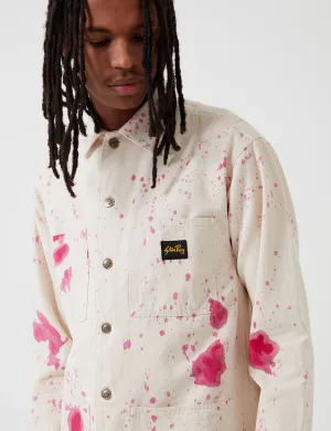 Stan Ray Shop Jacket (Paint Splatter) - Natural